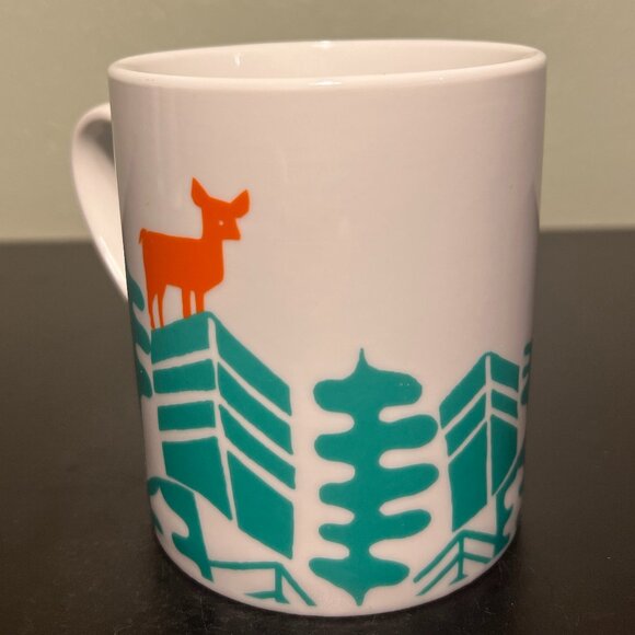 MAGPIE Mengsel Doe Deer & Fawn in an Enchanted Forest Ceramic Mug ~ Britain - Picture 6 of 12